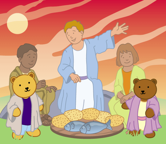 Teddy Horsley feasts with Jesus - 10