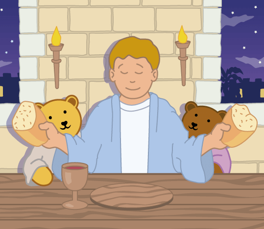 Teddy Horsley feasts with Jesus - 15