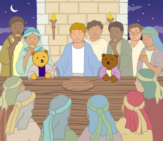 Teddy Horsley feasts with Jesus - 17
