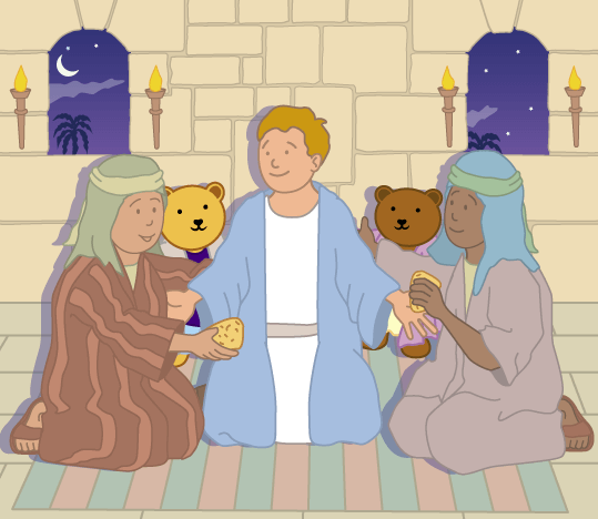 Teddy Horsley feasts with Jesus - 23