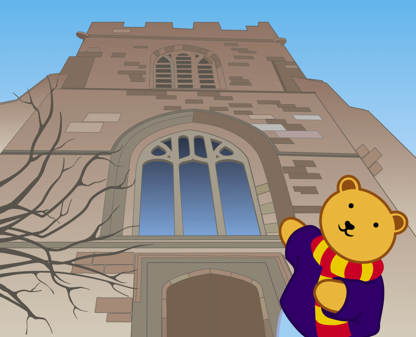 Teddy at Bangor Cathedral - 5
